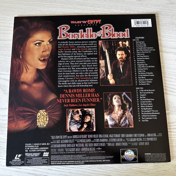 Tales from the Crypt - Bordello of Blood (Laserdisc, 1997) - Picture 2 of 2